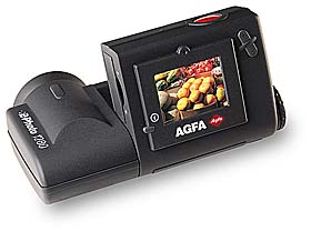agfa ephoto 1280 digital camera monitor open 1997