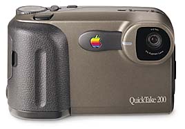 apple quicktake 200, fuji ds-7 , samsung kenox ssc-350n digital camera 1996