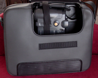 canon rc-250 carrying case with open flap 1988