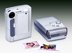 fuji in-printer camera vintage digital camera and printer 1998