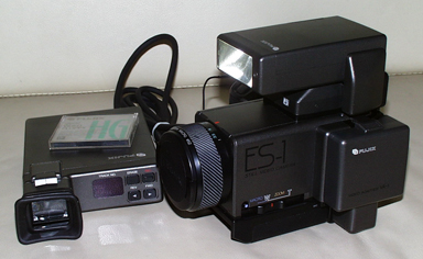 fujix es-1 still video camera side view 1985