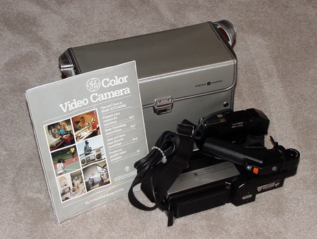 ge 1cvc4030e video camera and tape recorder 1984