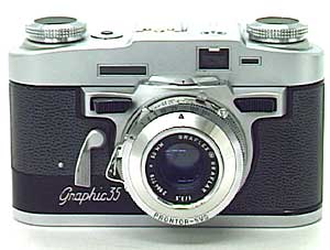 kodak graphic 35 rf vintage 35 mm film camera 1955