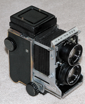 mamiya c22 vintage medium format film camera 1966