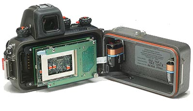 Kodak DCS-425 and 435 digital camera open