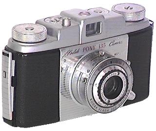 kodak pony 135 model c vintag 35 mm fillm camera 1955