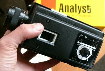 kodak analyst vintage super 8 movie camera time lapse photography 1975