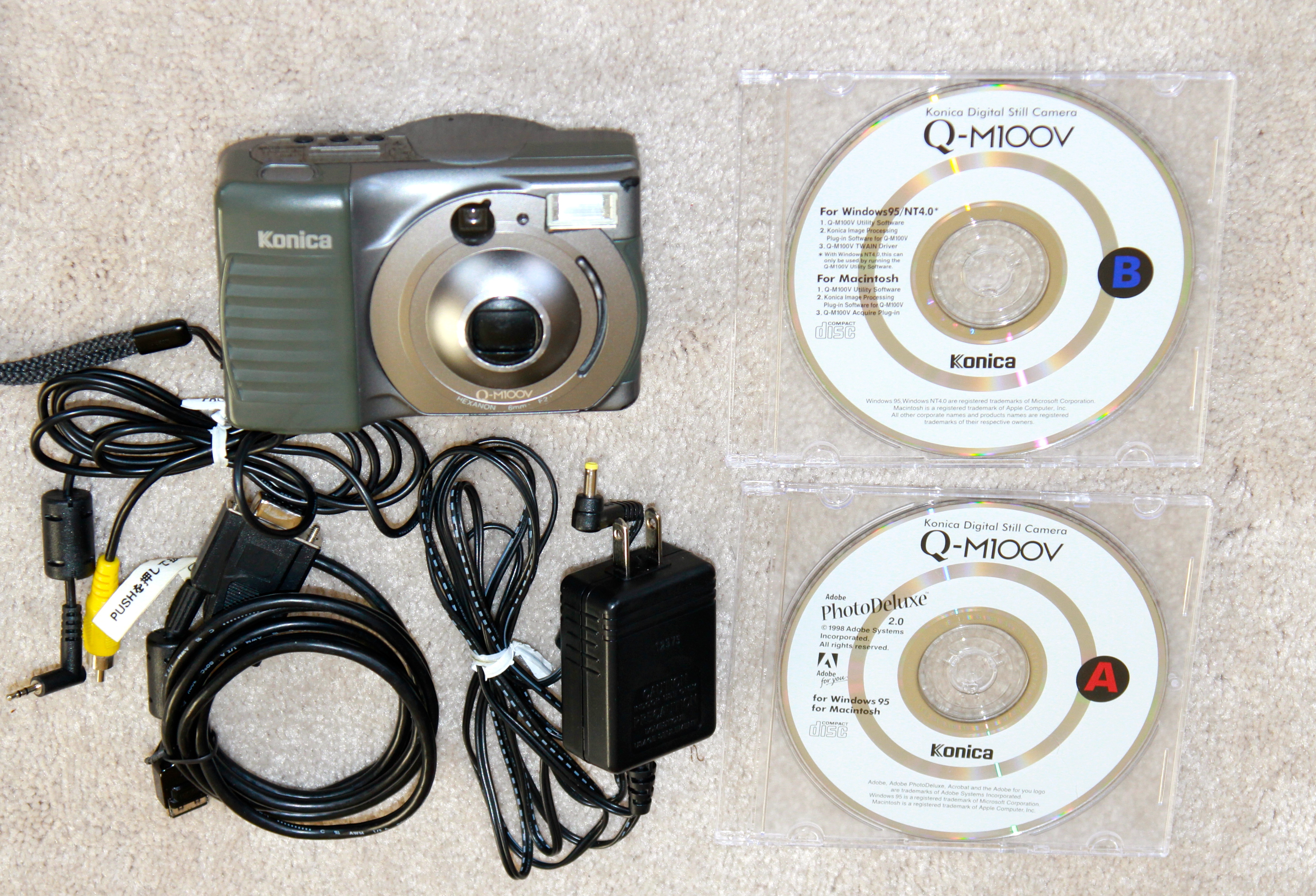 Konica QM-100V digital camera
