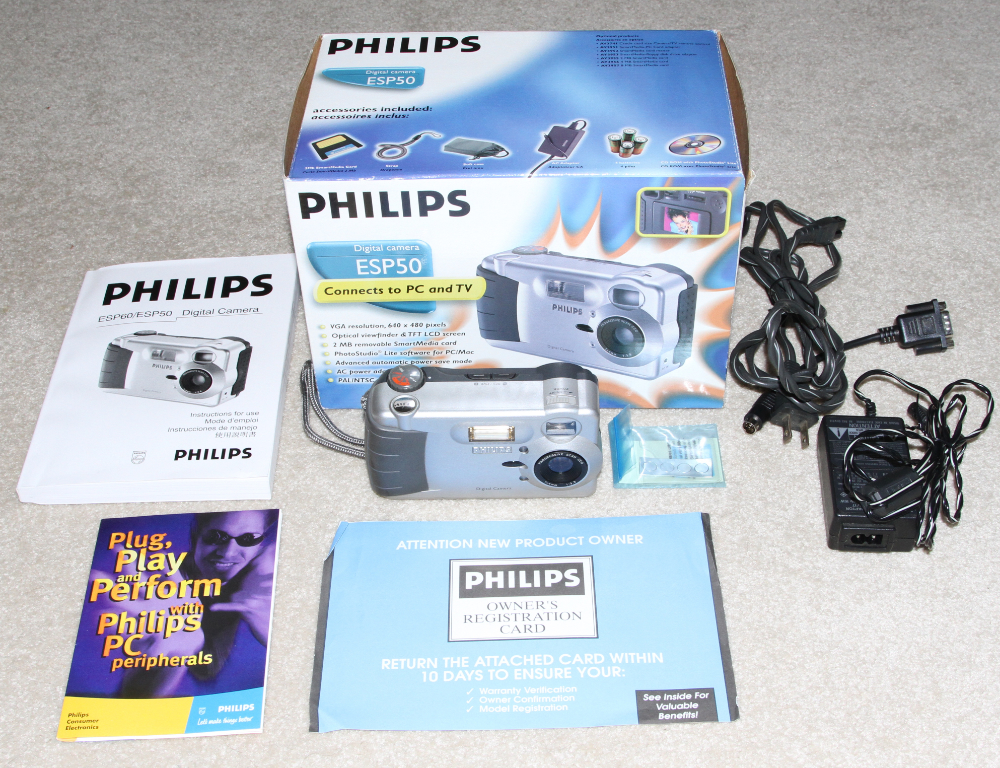 Philikps ESP50 and ESP 60 digital cameras kit