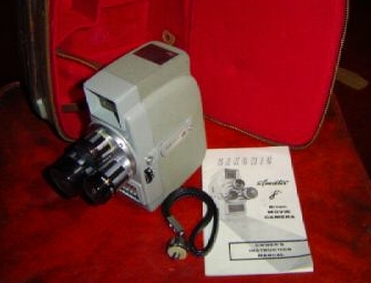 sekonic elmatic vintage 8 mm movie camera