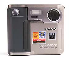 sony mavica mvc-fd51 vintage floppy disk digital camera 1998