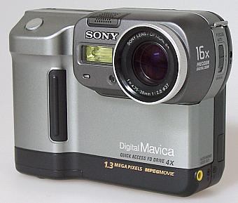 sony mavica mvc-fd88 flopy disk vintage digital camera 1999