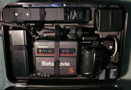 sony bmc-220 betamovie video camera 1985