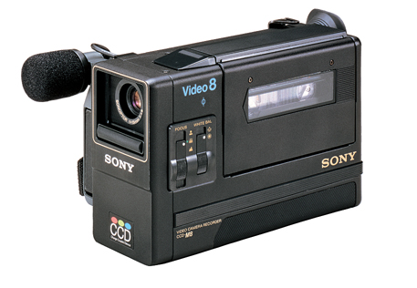 sony ccd-m8 first pocket book 8 mm camcorder 1985