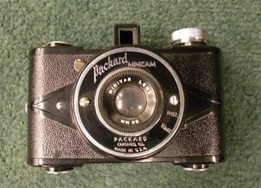 utility mfr co.  packard minicam vintage film camera 1939