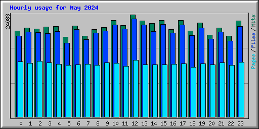 Hourly usage for May 2024